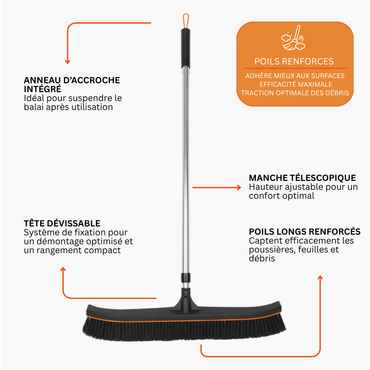Outdoor Pro Brush Broom