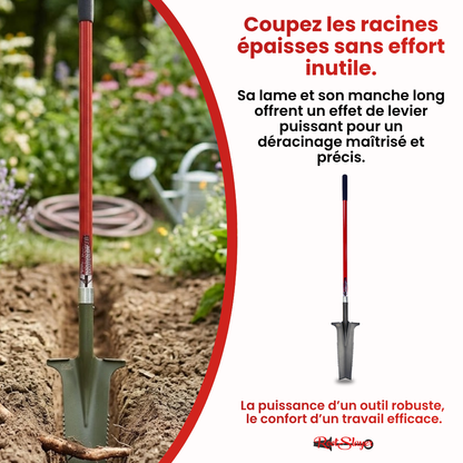 Rootslayer XL Handled Drainage Spade